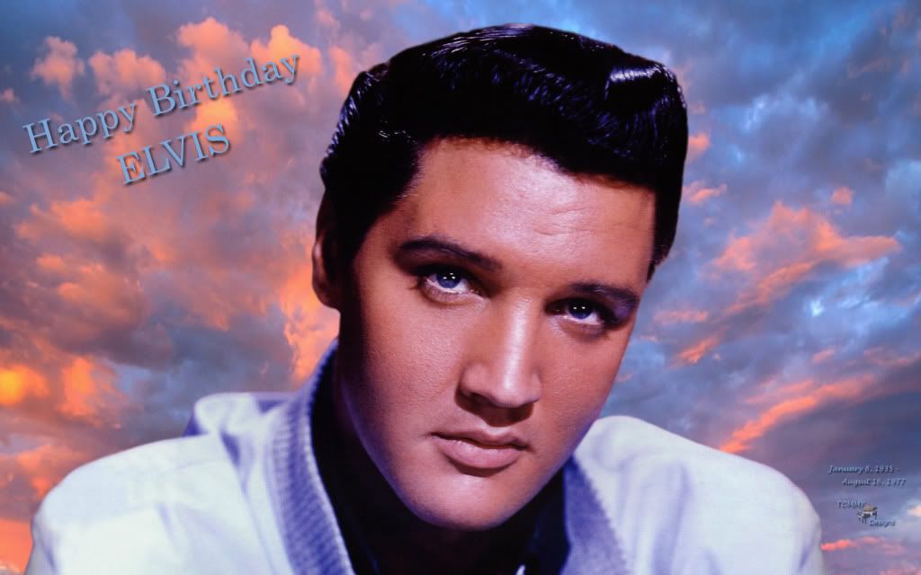 wallpaper happy birthday. Happy Birthday, Elvis.