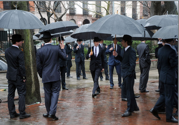 white collar neal caffrey hair. a scene in White Collar or