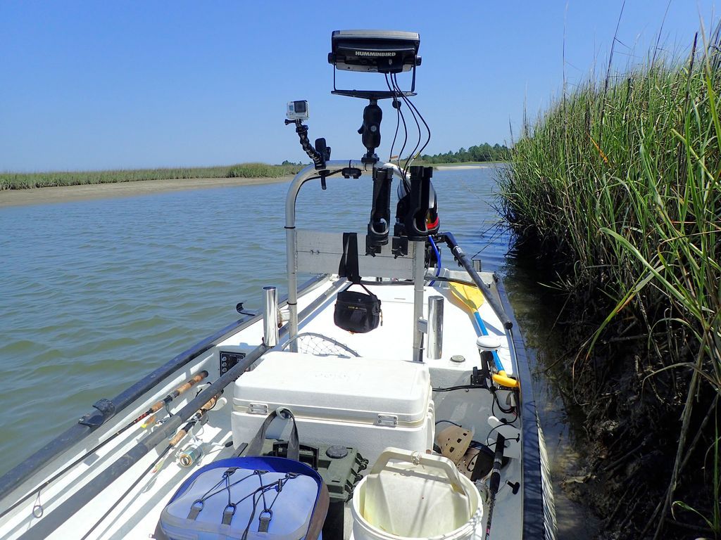 Fishfinder/backrest mount for center console Dedicated To The