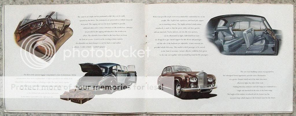 Rolls Royce Silver Cloud III Bentley S3 LF Sales Brochure 1962 2069