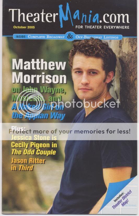 Matthew Morrison Glee Theatermania com Magazine Mint