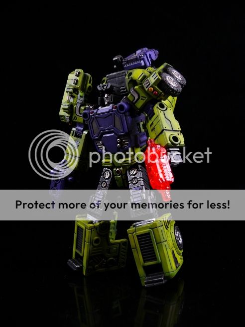 Custom Transformers  TFC the Mighty Hercules (aka Devastator)  