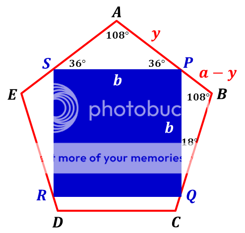 Square Trapped in Pentagon