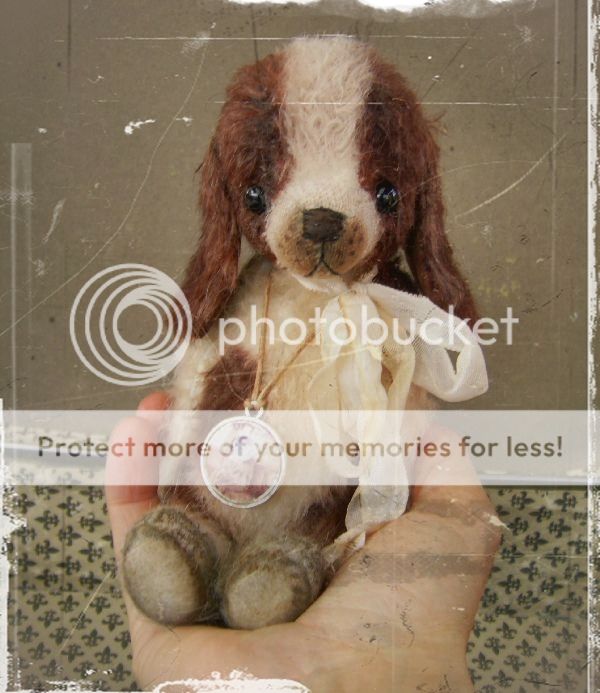 Mohair Bear Spaniel Dog Pattern 7 Inch